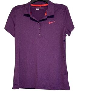 Nike Golf Women's Dri-Fit Purple Polo Shirt